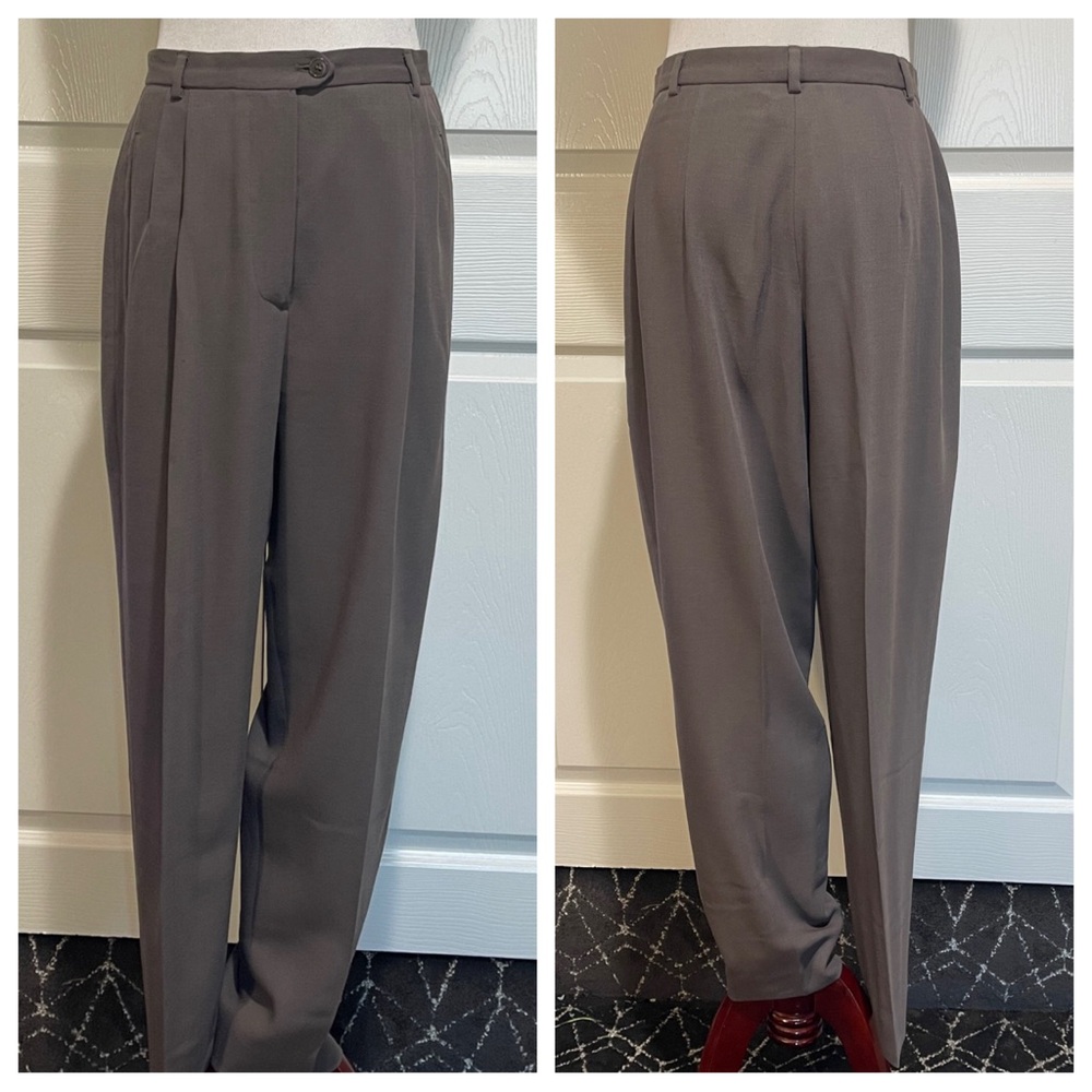 Vintage Giorgio Armani pleated high rise pants